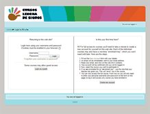 Tablet Screenshot of cursoslenguadesignos.com